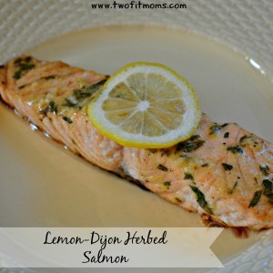 lemon dijon salmon with banner