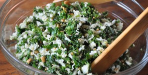 Asian Peanut Kale Salad