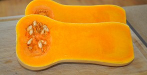 Roasted Butternut Squash Soup with Sage Croutons