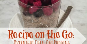 Recipe on the Go:  Overnight Chia-Oat Pudding